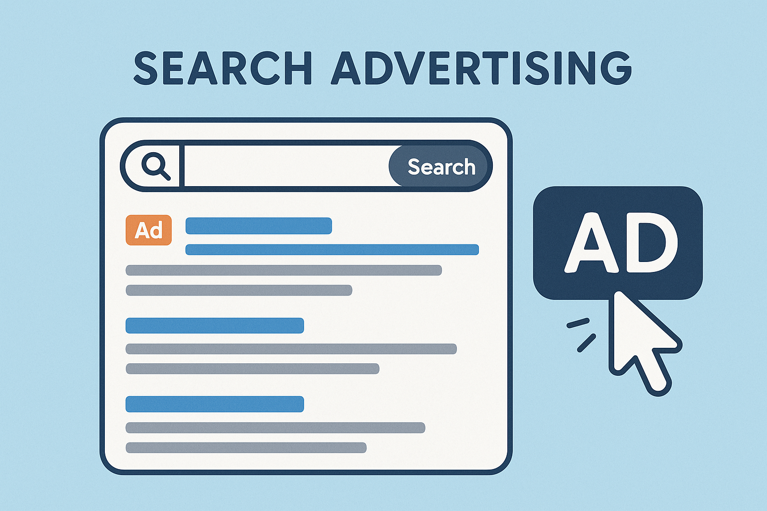 An image illustration of search advertising-1