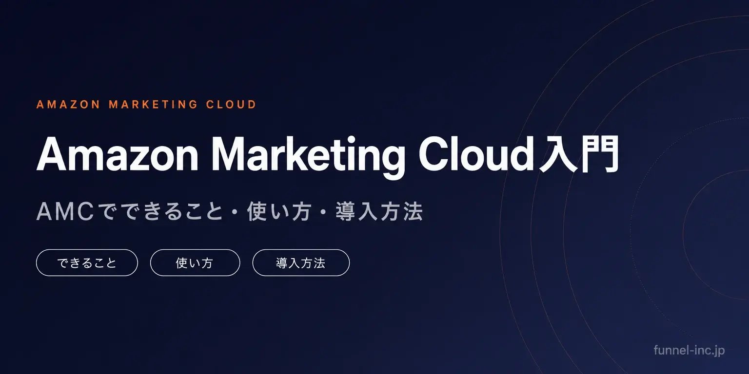Amazon Marketing Cloud入門 AMCでできること・使い方・導入方法
