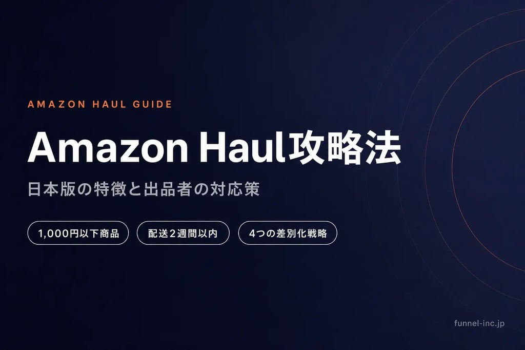 Amazon Haul攻略法 - 日本版の特徴と出品者の対応策