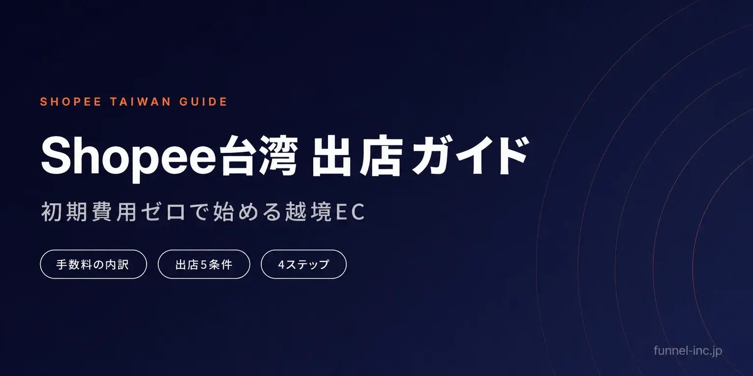 Shopee台湾出店ガイド｜手数料・越境ECの始め方と必要な準備