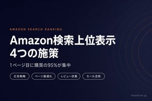 Amazon検索1ページ目に表示する方法｜上位表示4つの施策