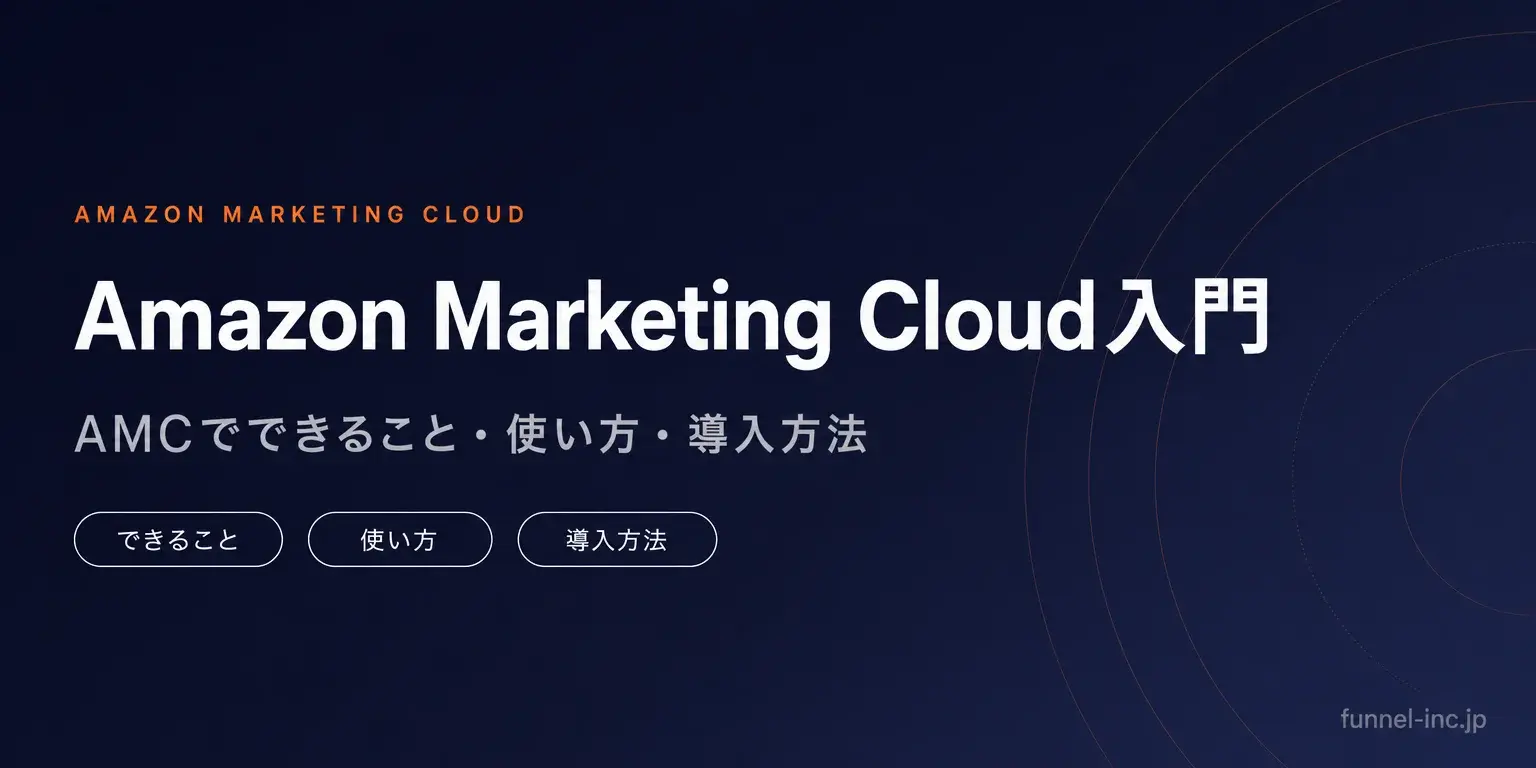Amazon Marketing Cloud入門 AMCでできること・使い方・導入方法