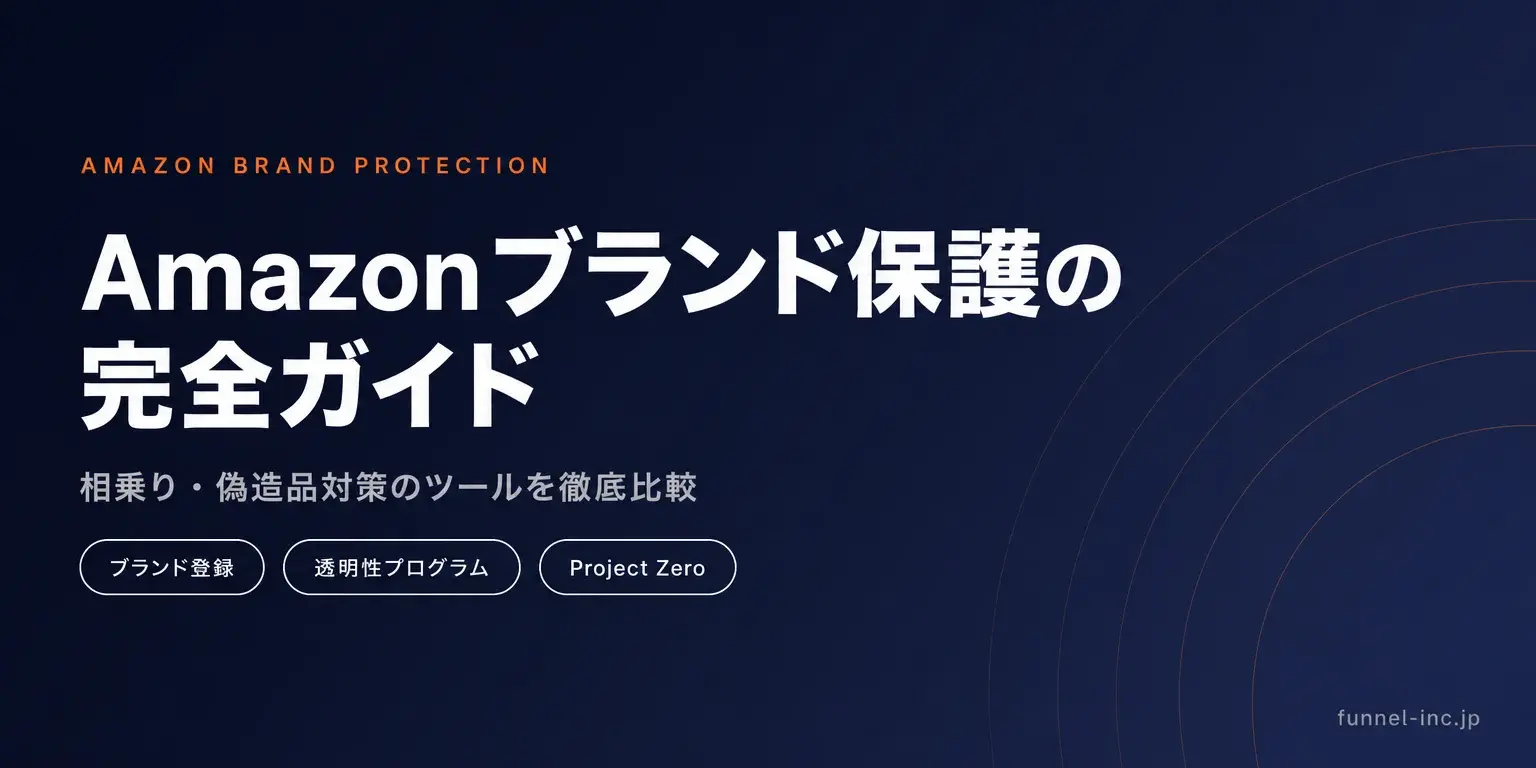 Amazonブランド保護の完全ガイド 相乗り・偽造品対策から透明性プログラム・Project Zeroまで