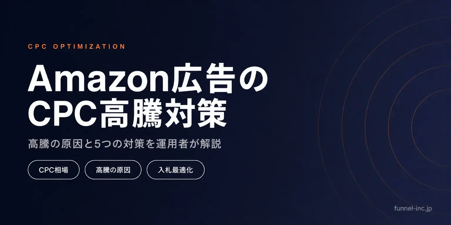 Amazon広告のCPC高騰対策 高騰の原因と5つの対策を運用者が解説