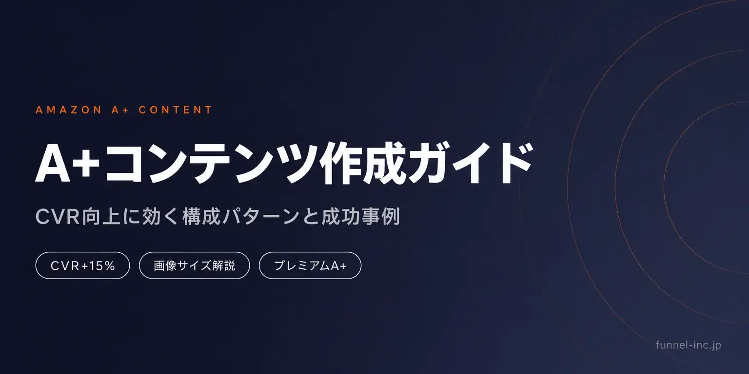 Amazon A+コンテンツ完全ガイド｜作成方法とCVR向上のコツ