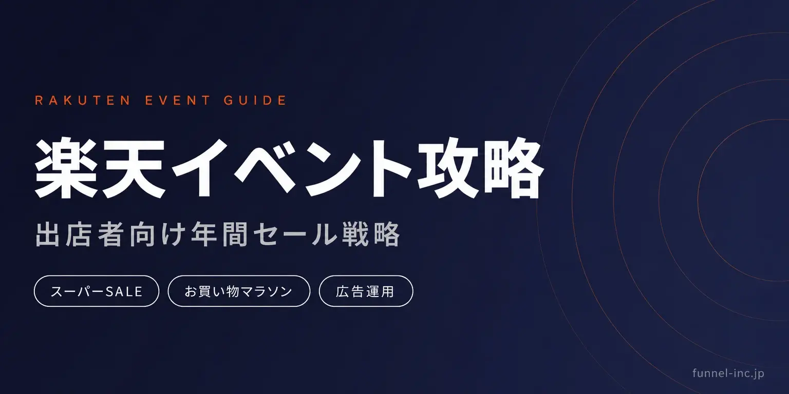 楽天イベントカレンダー完全ガイド｜出店者向けセール攻略と広告運用戦略