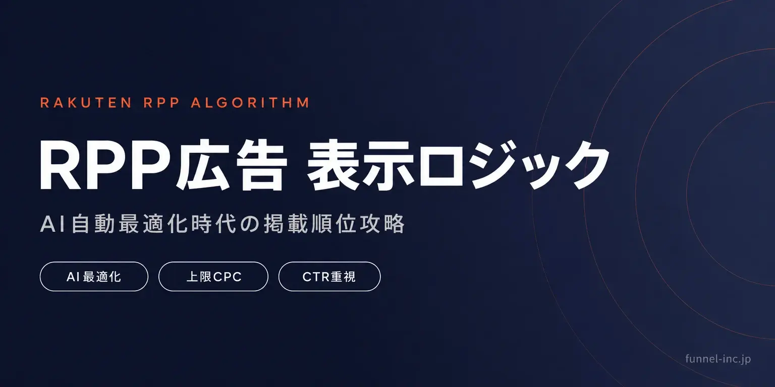 楽天RPP広告の表示ロジック完全ガイド AI自動最適化の仕組みと上位表示のコツ
