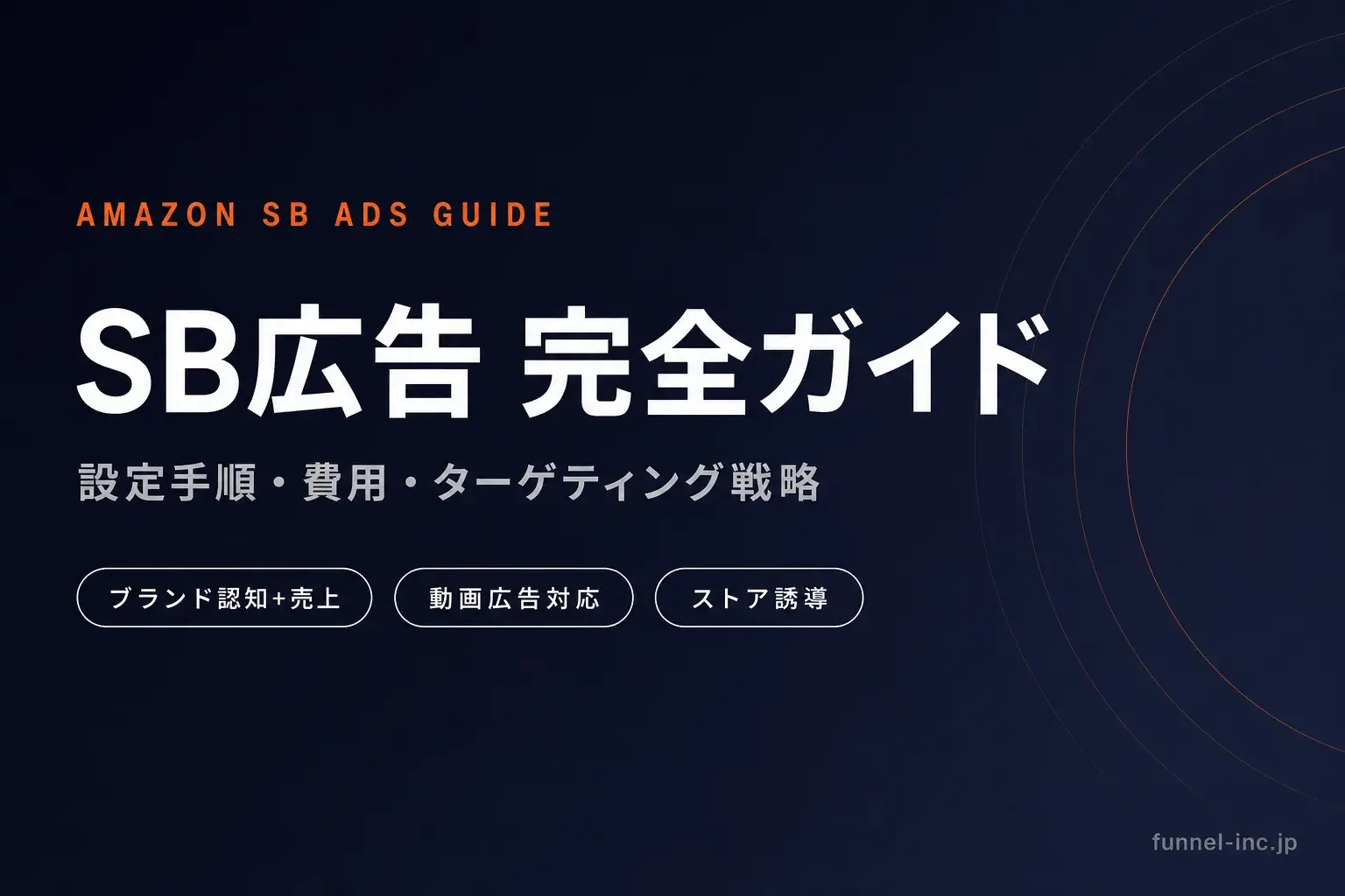 SB広告（スポンサーブランド広告）完全ガイド｜設定手順・費用・ターゲティング戦略